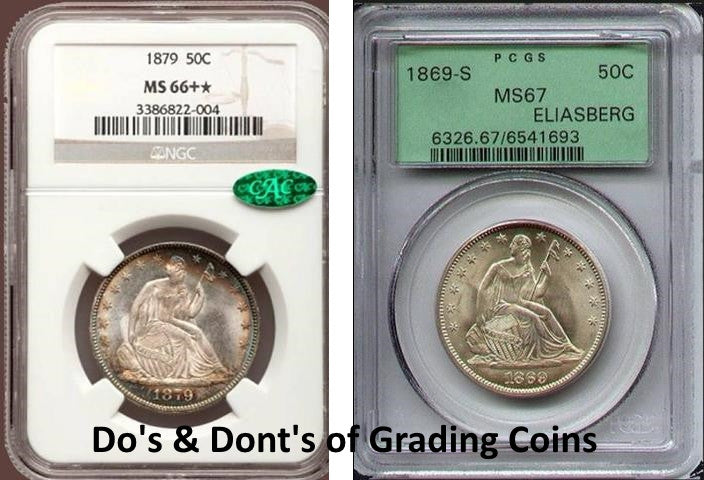 Slabbed Coins: Expert authentication and grading of coins